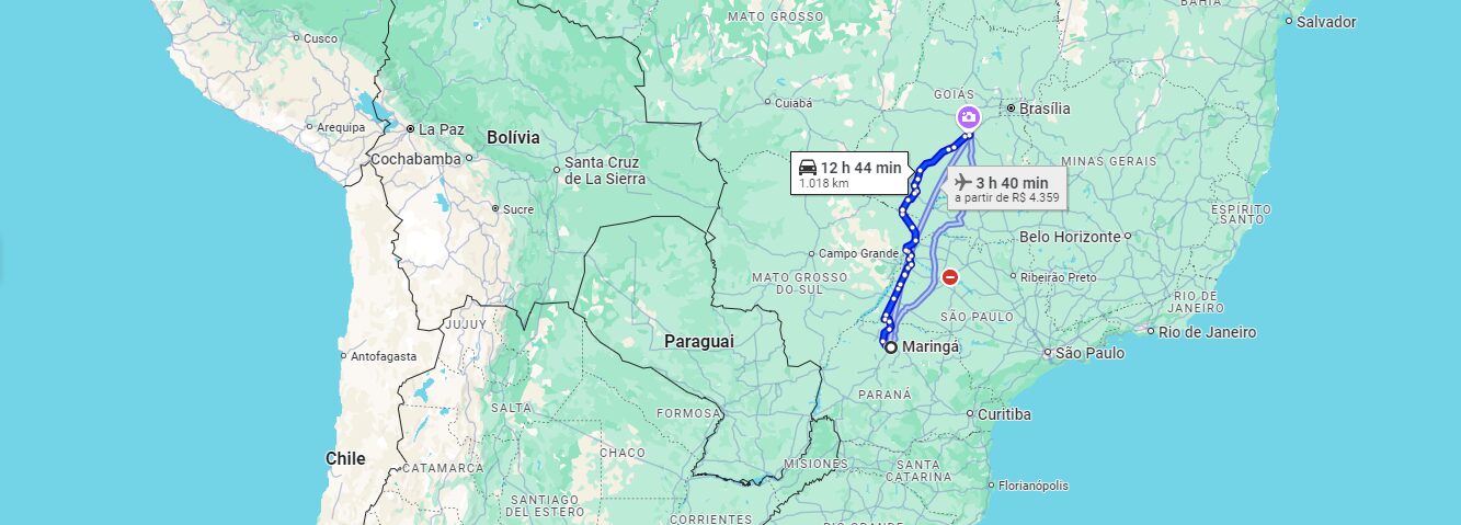 Fretes e Encomendas de Maringá (PR) para Goiânia (GO) com a Lopesul