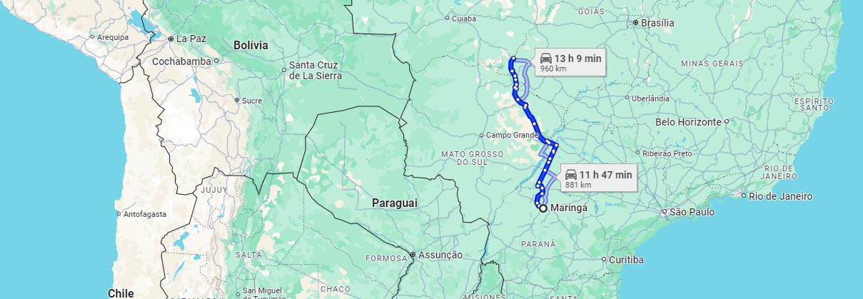 Fretes e Encomendas de Maringá (PR) para Santa Rita do Araguaia (GO) com a Lopesul